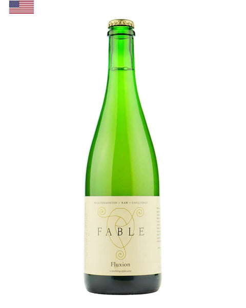 Fluxion Apple Wine 2021 by Fable Farm, a natural apple wine from the 2021 vintage