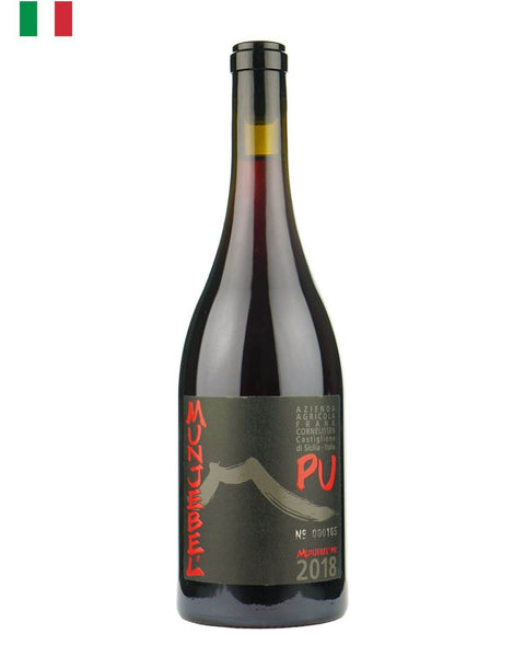 Frank Cornelissen Munjebel Rosso PU 2018, a full-bodied natural red wine from Sicily, Italy
