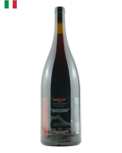 Frank Cornelissen Susucaru Rosso 2018 Magnum, a natural red wine from Nerello Mascalese grapes in Sicily, Italy
