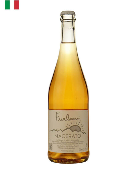 Furlani Macerato Frizzante 2021, a biodynamic sparkling orange wine from Trentino-Alto Adige, Italy