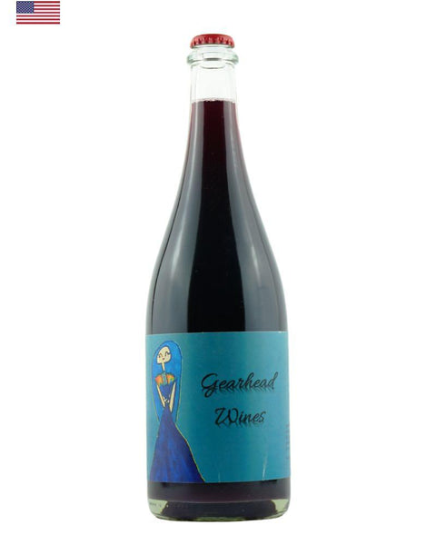 Gearhead Wines Princess Syrah 2020 from California, a natural red wine with bold flavors and aromatic complexity