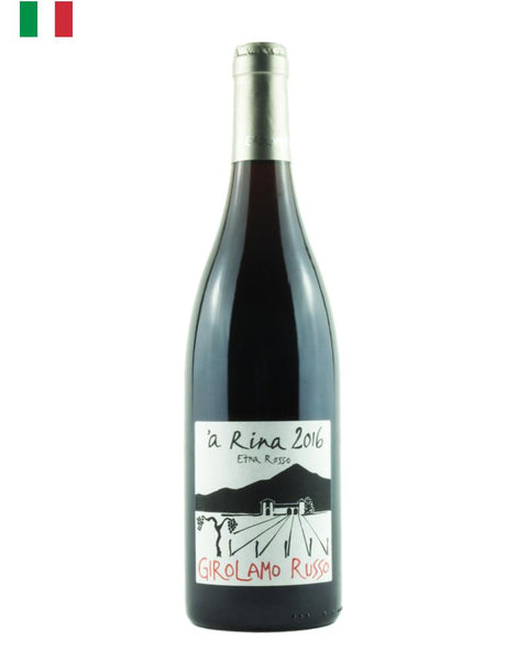 Girolamo Russo A Rina Etna Rosso 2016, an organic red wine from Sicily, Italy, made with local varietals
