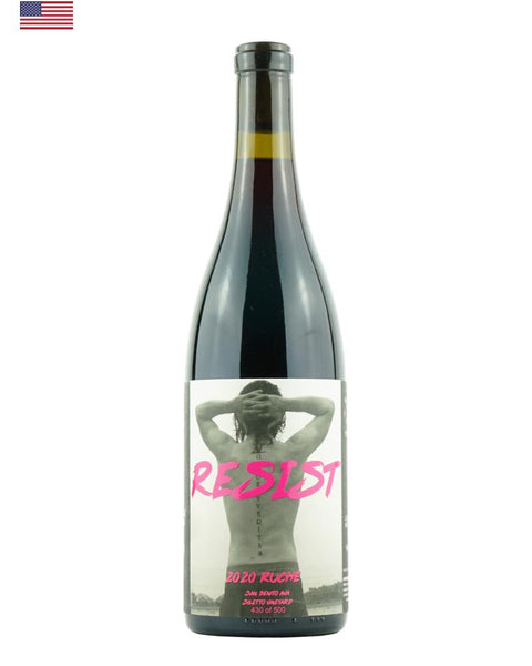 Hollow Wines Resist Ruche' 2020 from Italy, a natural red wine highlighting the unique Ruche' varietal
