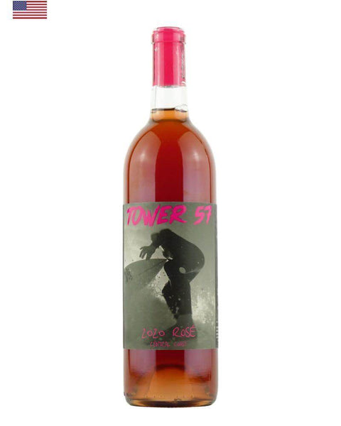 Tower 57 Rosé 2020 by Hollow Wines, a natural rosé from California's Central Coast