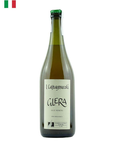 I Castagnucoli Glera Still 2019 from Italy, a natural white wine made from Glera grapes, showcasing vibrant flavors