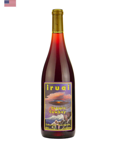 Iruai Cosmic Cowboy 2021 Cabernet Sauvignon from California, showcasing natural winemaking techniques