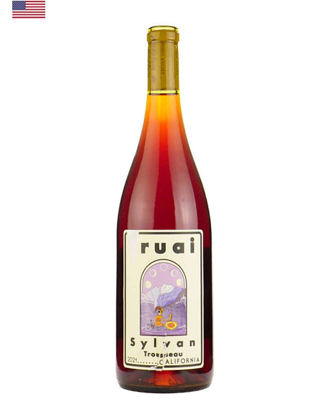 Iruai Sylvan Trousseau 2021, a natural red wine from California's Iruai, featuring the Trousseau grape varietal