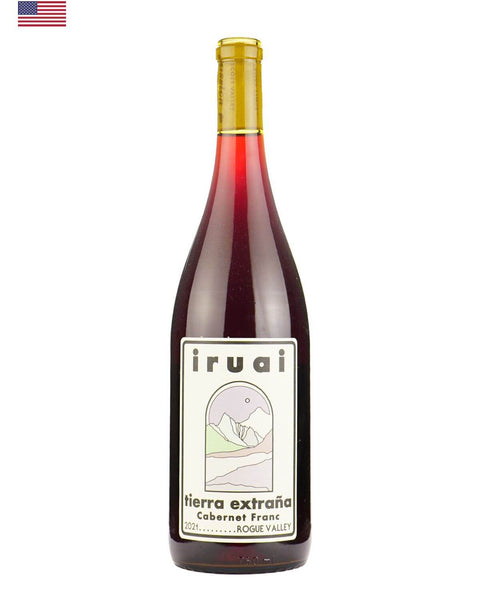 Iruai Tierra Extraña 2021 Cabernet Franc from California, showcasing natural wine craftsmanship