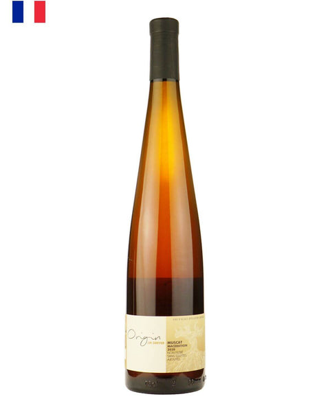 Jean-Marc Dreyer Muscat Origin Maceration 2018, an organic orange wine from Alsace, France, made with Muscat grapes