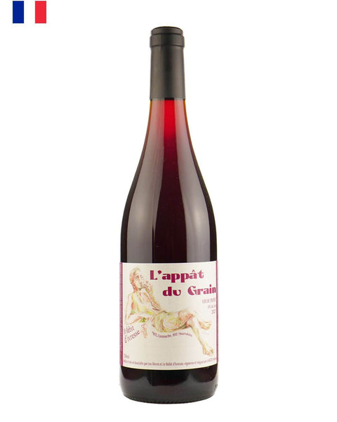 L'Appât du Grain 2021 Syrah by Le Debit d'Ivresse from France, showcasing natural red wine characteristics