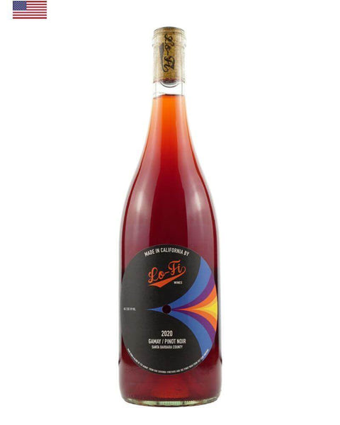 Lo-Fi Wines Gamay Pinot Noir 2020, a natural red blend from California, combining Gamay and Pinot Noir varietals