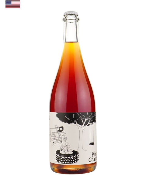 Lula Pink Chard 2021, a natural rosé wine from California, highlighting the unique expression of Chardonnay grapes