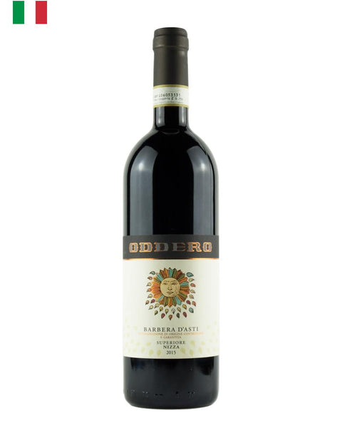 Oddero Barbera D'Asti Superiore Nizza 2015 from Piedmont, Italy, a red wine made from Barbera grapes