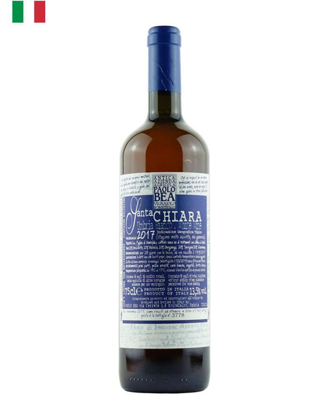 Paolo Bea Santa Chiara 2018 Umbria Bianco, an organic white wine from Umbria, Italy, made with Trebbiano grapes