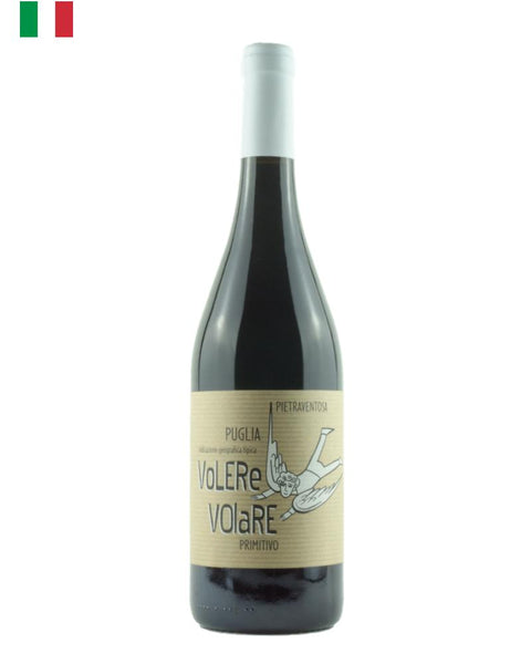 Pietraventosa Volere Volare 2013 Primitivo from Puglia, Italy, organic red wine showcasing the region's distinct character