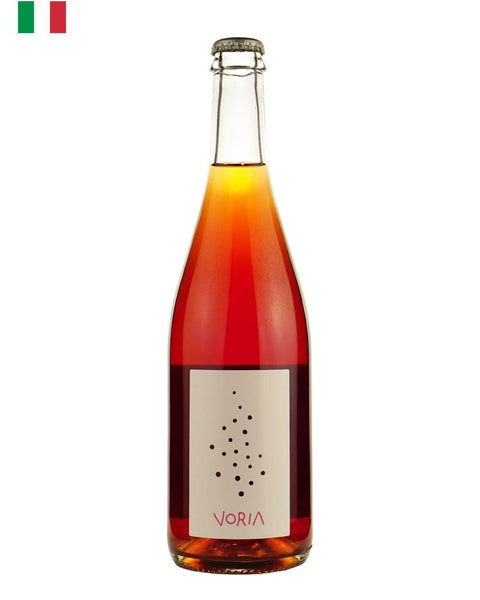 Voria Rosato Pét-Nat by Azienda Agricola Porta del Vento, a sparkling natural rosé from Sicily, Italy