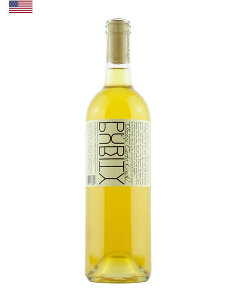 Purity Wine's Orange Carbo Crush 2020, a natural orange wine from California, showcasing vibrant citrus and floral notes