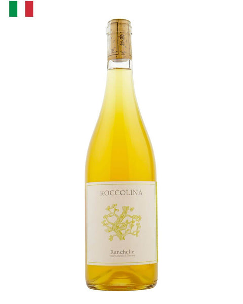 Ranchelle Roccolina Bianco 2020, a natural white wine from Tuscany, Italy, highlighting regional varietals