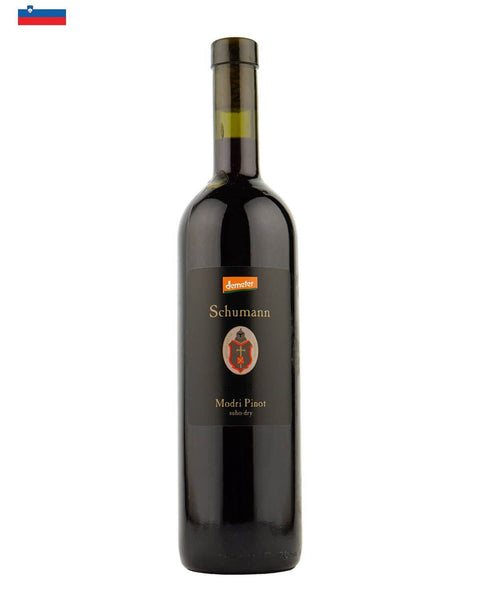 Šuman Modri Pinot Noir 2019 from Slovenia, showcasing a natural red wine crafted from Pinot Noir grapes