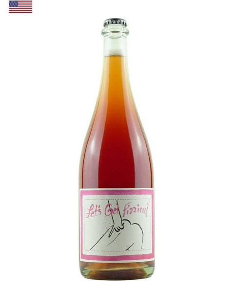 Stagiaire Wine Let's Get Fizzical Rosé 2019 from California, a natural sparkling wine with vibrant fruit notes
