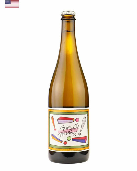 Sufficiently Whelming 2021 by Stagiaire Wine, a white blend of Sauvignon Blanc and Chardonnay from Santa Cruz Mountains
