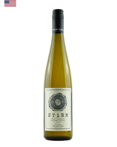 Stirm Wine Co. Old Vine Riesling 2018 from California's Wirz Vineyard, showcasing vibrant acidity and mineral notes