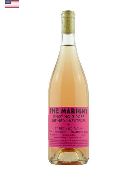St. Reginald Parish 2019 Pinot Noir Rosé from Oregon, showcasing vibrant notes typical of natural wine