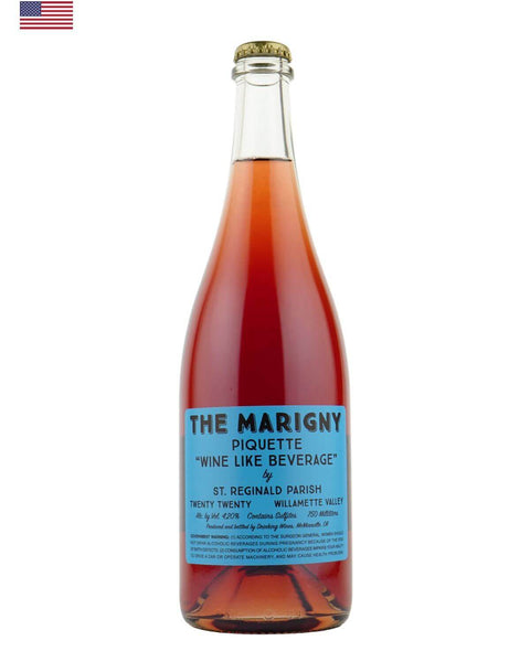 St. Reginald Parish Piquette 2021, a natural wine from Oregon, USA, offering a refreshing and low-alcohol experience