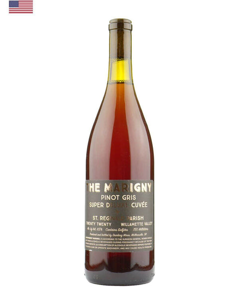 St. Reginald Parish Super Deluxe Pinot Gris 2020 from Oregon, USA, showcasing natural wine craftsmanship
