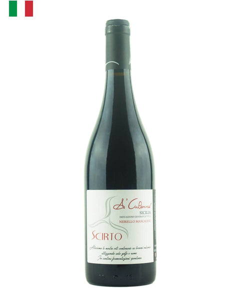 Vini Scirto A Culonna 2016 Nerello Mascalese from Sicily, Italy, showcasing the unique character of this natural red wine