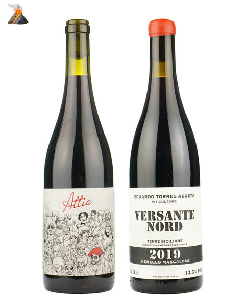 Volcanic Nerellos red wine from Primal Wine Selection, featuring Nerello varietals from volcanic terroirs