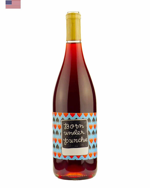 Born Under Punches 2021 by Wild Jag, a natural wine from an undisclosed region, showcasing unique varietals